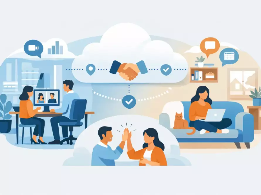 Engagement des collaborateurs au travail hybride